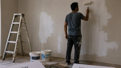 A Bengaluru tenant has questioned on Reddit whether a landlord can deduct an entire month’s rent,  ₹60,000, from the security deposit towards repainting and maintenance after the tenancy has ended. (Photo for representational purposes only) (ChatGPT generated image)