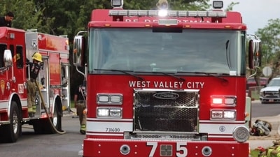 Firefighters responded to the West Valley City fire in Utah. (Facebook/Jadyn Irvine) Firefighters responded to the West Valley City fire in Utah. (Facebook/Jadyn Irvine)