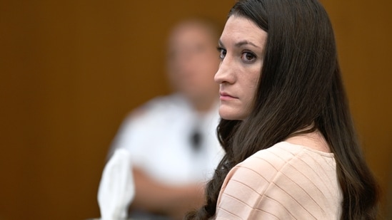 The trial of Lindsay Clancy, charged with murdering her three children, has entered its fourth week. (AP Photo)