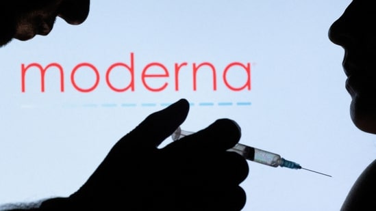 Moderna stock surged after its mRNA cancer vaccine showed positive Phase 3 results with Merck’s Keytruda, boosting hopes for a new melanoma treatment. (REUTERS/Dado Ruvic/Illustration/File Photo)