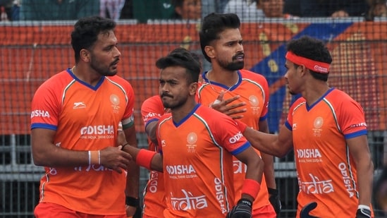 IND vs PAK LIVE Score, Hockey World Cup: Harmanpreet Singh and Mandeep Singh scored in the first quarter (AP Photo/Patrick Post)