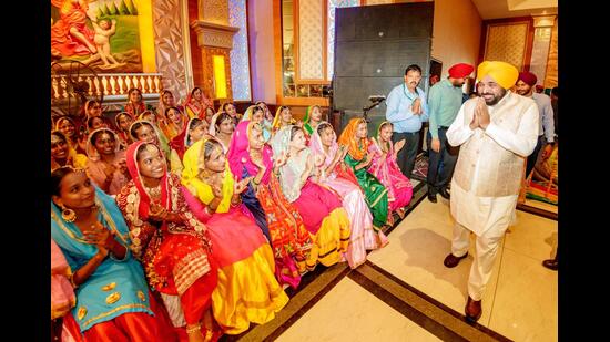 Speaking about “Khedan Watan Punjab Diyan”, the chief minister said the fourth season of the tournament will kick-off in Bathinda on September 5. (HT Photo)