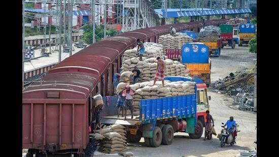 The striking employees include department inspectors and assistant food and civil supplies officers who have been demanding an audience with minister Lal Chand Kataruchak. (HT File)