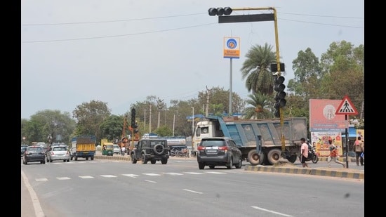 With an area of 898 sq km, Panchkula district is about 7.88 times the size of Chandigarh, which has an area of 114 sq km. (HT File)