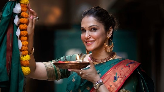 Isha Koppikar talked about being in love with one's own country. (Photo: Satish Bate/HT)