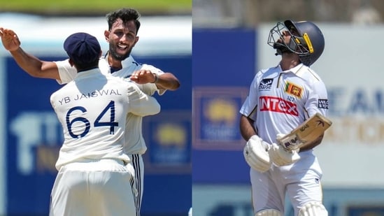 Niroshan Dickwella was dismissed for 10 off 17