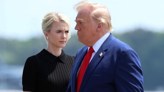 Natalie Harp, executive assistant to U.S. President Donald Trump, has been in the spotlight after Senator Jon Ossoff's remarks sparked a backlash.