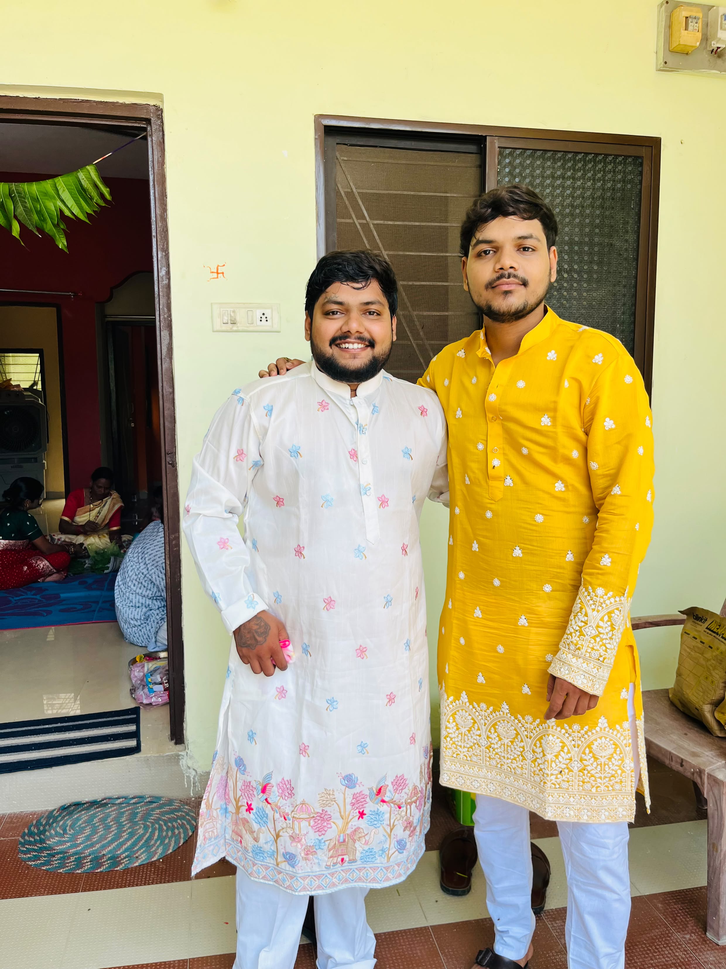 Ajay Amrawanshi at his new home. (Ajay Amrawanshi) Ajay Amrawanshi at his new home. (Ajay Amrawanshi)
