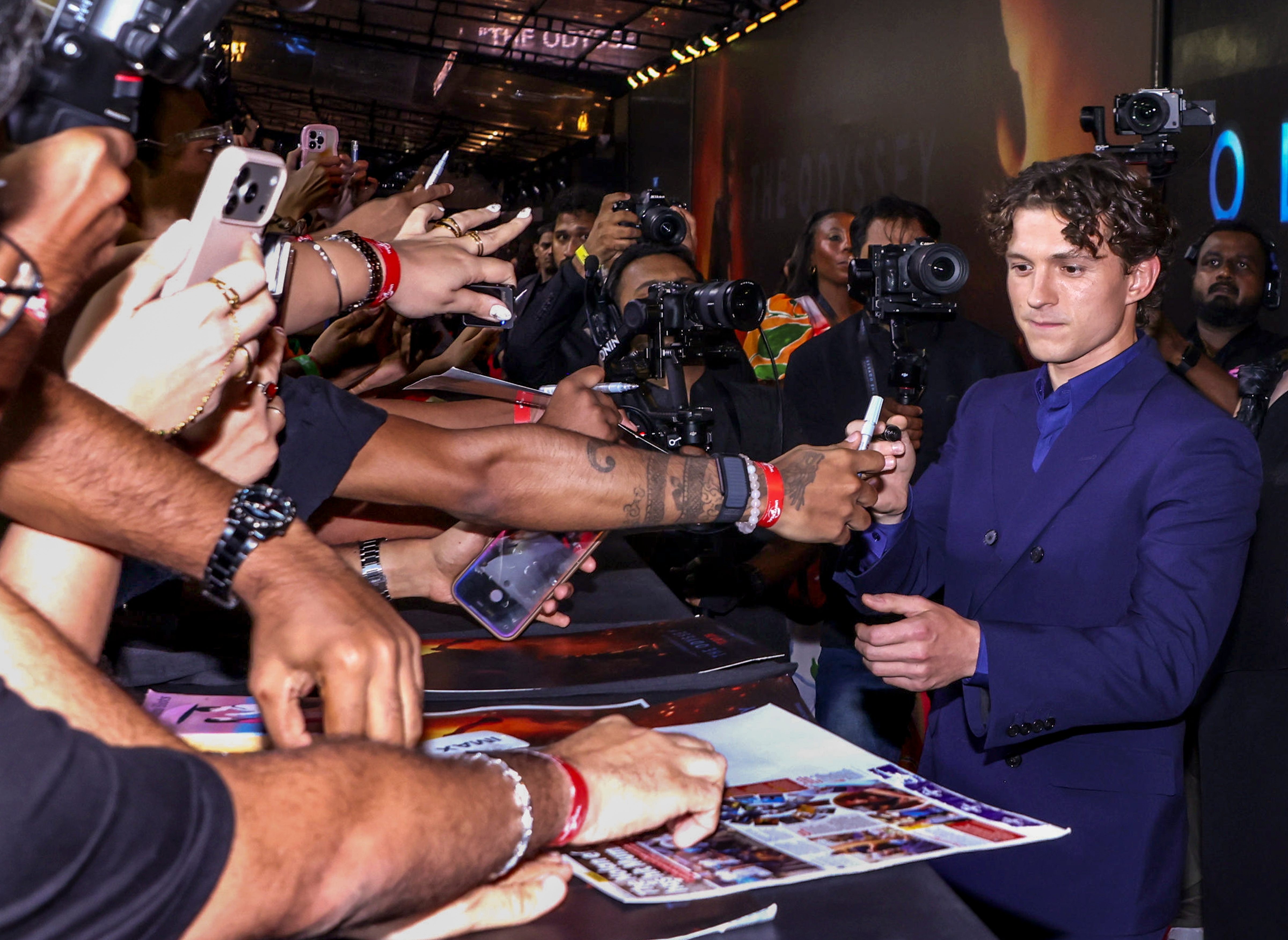 Shony Panjikaran believes Tom Holland's presence in India just before Brand New Day's release helped the film, even though the actor was promoting another film, The Odyssey.