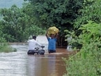 Fresh torrential rains fuelled by successive low-pressure systems over the Bay of Bengal within a fortnight caused the Brahmani and Baitarani rivers to breach their banks again (ANI)