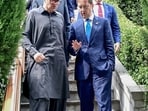 Jammu and Kashmir Chief Minister Omar Abdullah in conversation with US Ambassador to India Sergio Gor, in Srinagar on Wednesday.
