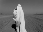 Khwaja Bahauddin. Takhar Province. November 2000 The burqa had long been traditional for women in Afghanistan before the arrival of the Taliban. (Seamus Murphy)