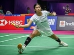 New Delhi, India - Aug. 20, 2026: India’s Ishika Jaiswal competes against Japan’s Nozomi Okuhara during their women’s singles pre-quarterfinal match at the BWF World Championships 2026 in New Delhi, India, on Thursday, August 20, 2026. (Photo by Sanchit Khanna/Hindustan Times) (Hindustan Times)