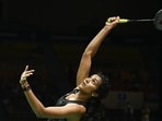 New Delhi, India - Aug. 20, 2026: India’s Pusarla V. Sindhu competes against China’s Wang Zhi Yi during their women’s singles pre-quarterfinal match at the BWF World Championships 2026 in New Delhi, India, on Thursday, August 20, 2026. (Photo by Sanchit Khanna/Hindustan Times) (Hindustan Times)