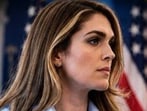 Hope Hicks, one of Donald Trump’s most trusted aides during his first presidency.