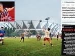 Sportspersons who train in outdoor spaces such as at JLN Stadium face challenges during Delhi’s winter months, when pollution peaks.