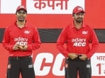 Tanmay Srivastava (left) and Anil Chaudhary ahead of a UPT20 league match. (Sourced) Tanmay Srivastava (left) and Anil Chaudhary ahead of a UPT20 league match. (Sourced)