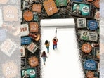 The “flood”, “blitz”, “below-the-line activation” and “360-degree coverage”-style marketing is out. (ILLUSTRATION CREATED USING CHATGPT)
