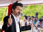 Tamil Nadu chief minister C Joseph Vijay addresses the 80th Independence Day celebrations at Fort St. George, in Chennai.