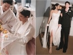 Aviva Mehta and Daniel Han's wedding blends cultures with stunning couture. 