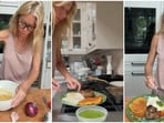 Gwyneth Paltrow posted a video of her cooking besan chilla. 