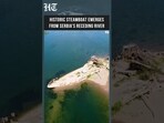 Serbia's Falling River Levels Reveal Historic Steamboat Hidden Beneath The Water