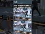 Humanoid Robot Spars With Man As China Showcases Latest Robotics Technology