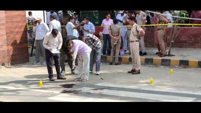 According to police, gangster Panu was facing 31 criminal cases, including murder, attempt to murder and extortion. (HT)