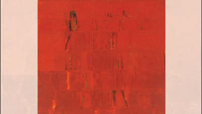 Prakash Waghmare includes the elements: Earth, water, air, fire and sky in his abstract art. Prakash Waghmare includes the elements: Earth, water, air, fire and sky in his abstract art.
