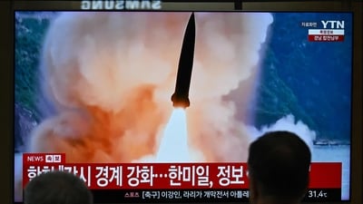 North Korea fired around 10 short-range ballistic missiles, South Korea's military said on August 20, hours after US President Donald Trump said he would meet Pyongyang's leader Kim Jong Un later this year. (AFP)