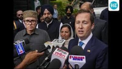 The US ambassador called Jammu and Kashmir an important part of India on Wednesday. (HT File)