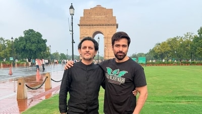 Vishesh Bhatt and Emraan Hashmi after the release of Awarapan 2. Vishesh Bhatt and Emraan Hashmi after the release of Awarapan 2.