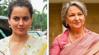 বন্দেমাতরম নিয়ে শর্মিলার মন্তব্যে কঙ্গনা বন্দেমাতরম নিয়ে শর্মিলার মন্তব্যে কঙ্গনা