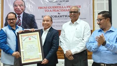 Zoramthanga, who graduated in 1966, finally received his degree certificate from Gauhati University after 60 years on Thursday.