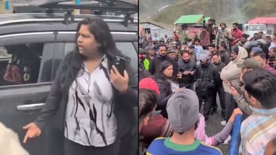 The woman in the viral video from Kargil said that she never regretted her remarks, affirming that she never intended to insult the Indian Army. (Screengrabs/X)