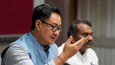 Union Parliamentary Affairs Minister Kiren Rijiju. (PTI) Union Parliamentary Affairs Minister Kiren Rijiju. (PTI)