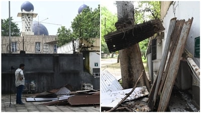 Barricades outside Pakistan High Commission removed in Delhi. (HT) Barricades outside Pakistan High Commission removed in Delhi. (HT)