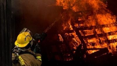 A vegetation fire, named the Peoples’ Crossing Fire, is currently burning in Boulder Canyon, Colorado. (Unsplash) A vegetation fire, named the Peoples’ Crossing Fire, is currently burning in Boulder Canyon, Colorado. (Unsplash)