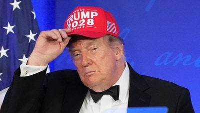 President Donald Trump speaks at the White House Correspondents' Association dinner at the Waldorf Astoria Washington DC, Friday, July 24, 2026, in Washington. (AP Photo/Mark Schiefelbein) President Donald Trump speaks at the White House Correspondents' Association dinner at the Waldorf Astoria Washington DC, Friday, July 24, 2026, in Washington. (AP Photo/Mark Schiefelbein)