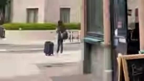 An Indian vlogger revealed that the woman was kicked out of a hostel in London.