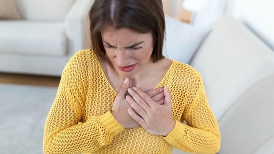 If you are suffering from chest pain after eating, don't treat it as normal. (Picture credit: Freepik)