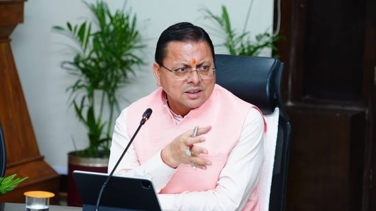 Uttarakhand Chief Minister Pushkar Singh Dhami.