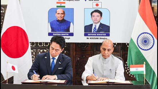 India, Japan deepen maritime security ties with new pact on information sharing, search and rescue, disaster relief and naval cooperation. (ANI)
