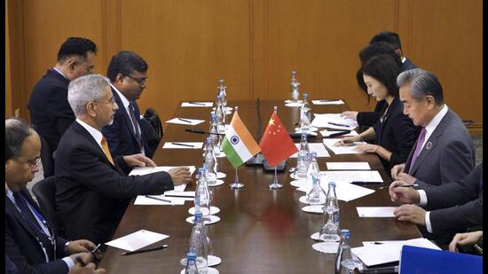 New Delhi has unequivocally asserted that the state of border affairs has ramifications for the overall India-China relationship, and the two sides should avoid misunderstanding and miscalculation. (@DrSJaishankar X/PTI)