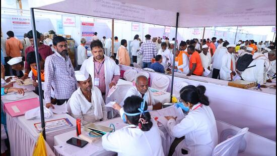 Public expenditure on 2026 Ashadhi Wari has come under scrutiny after Solapur ZP members questioned procurement of medicines worth  <span class='webrupee'>₹</span>10 crore and spectacles worth  <span class='webrupee'>₹</span>50 lakh. (HT)