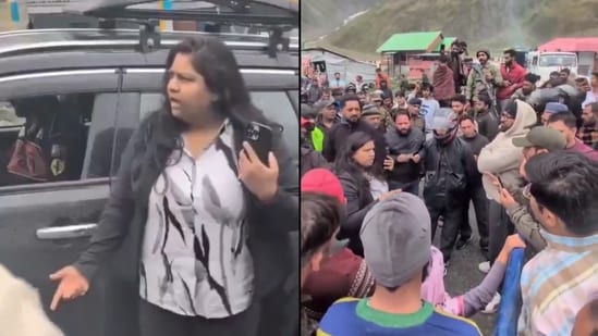 The woman in the viral video from Kargil said that she never regretted her remarks, affirming that she never intended to insult the Indian Army. (Screengrabs/X)