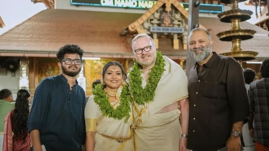 Day shared pictures and videos of their big day on Instagram and Facebook (X/@jith_uday)