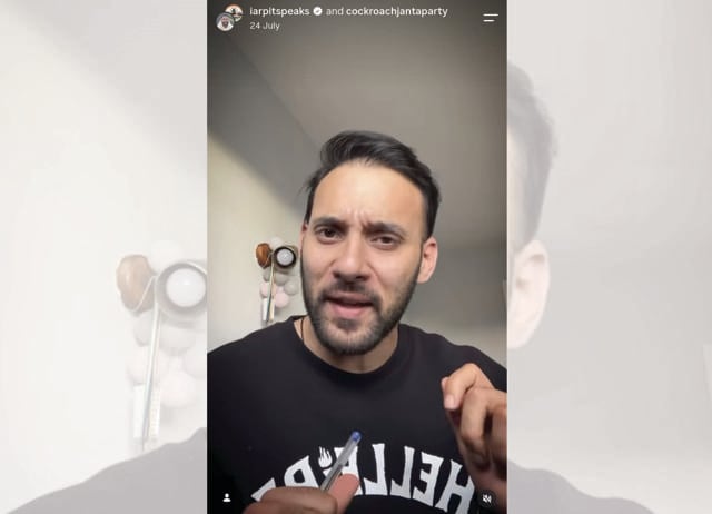 Creators have to be careful of what words and hashtags they use, says Arpit Sharma. (INSTAGRAM/@IARPITSPEAKS) Creators have to be careful of what words and hashtags they use, says Arpit Sharma. (INSTAGRAM/@IARPITSPEAKS)