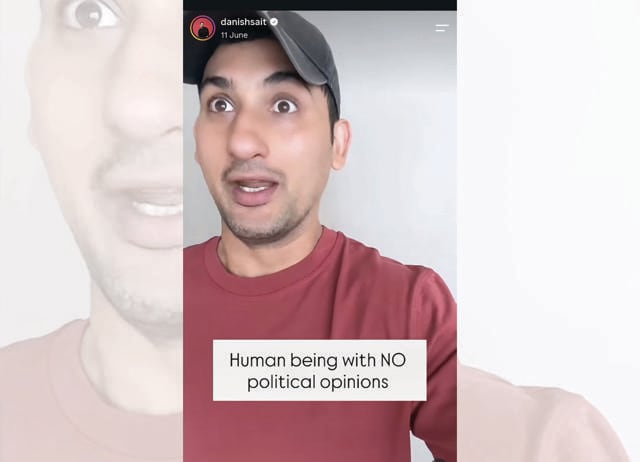 Uncertainty has become part of the creative process, says Danish Sait. (INSTAGRAM/@DANISHSAIT) Uncertainty has become part of the creative process, says Danish Sait. (INSTAGRAM/@DANISHSAIT)