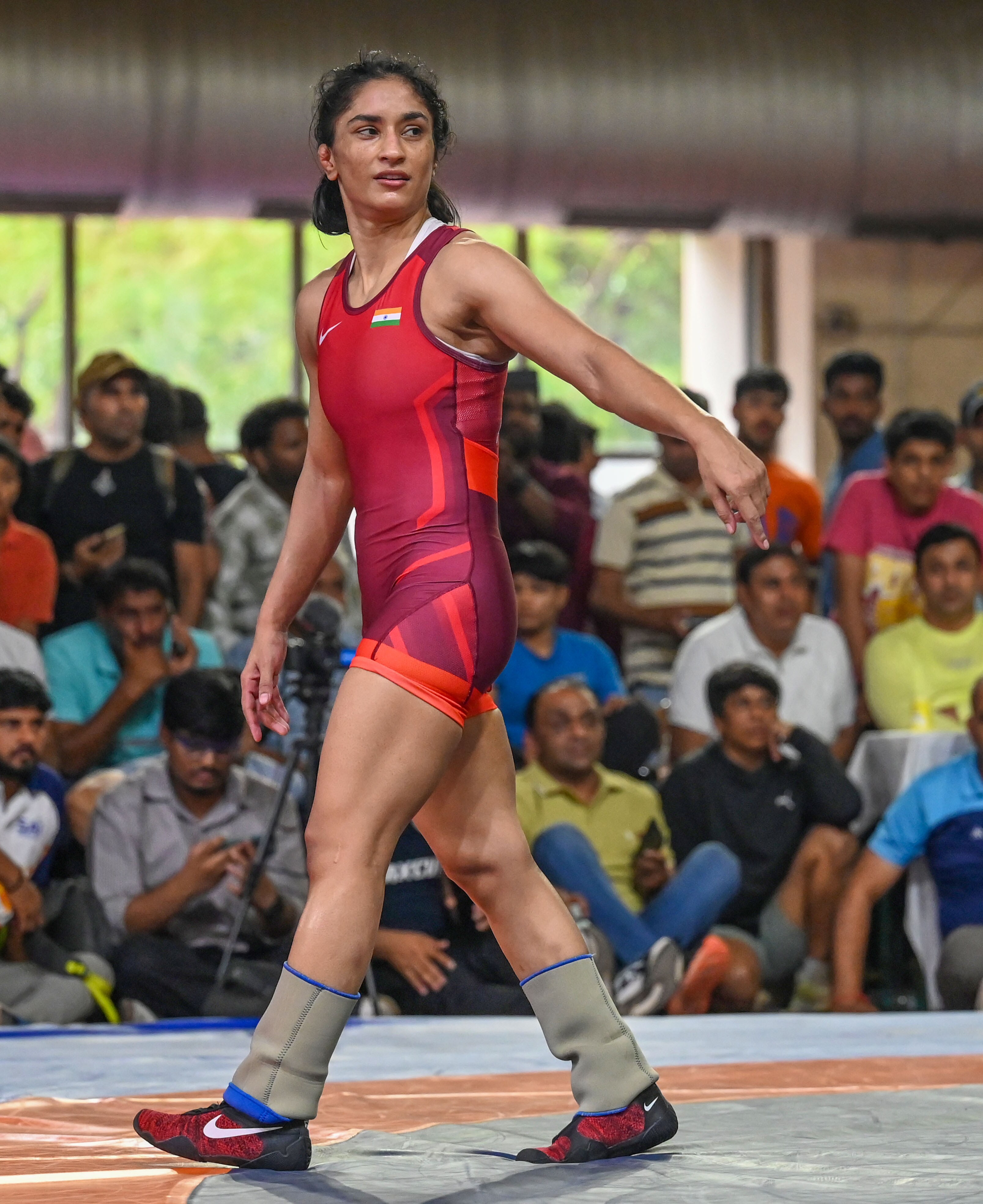 Vinesh Phogat. (Sanchit Khanna/HT Photo) Vinesh Phogat. (Sanchit Khanna/HT Photo)